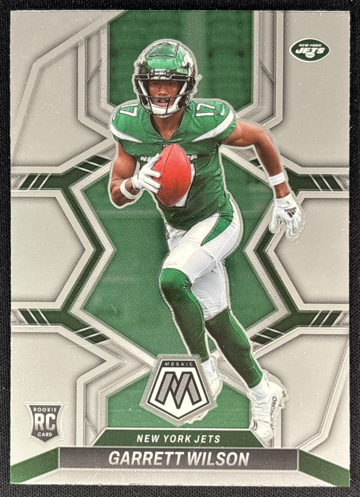 Garrett Wilson 2022 Panini Mosaic Jets