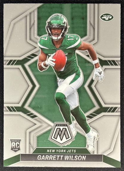 Garrett Wilson 2022 Panini Mosaic Jets