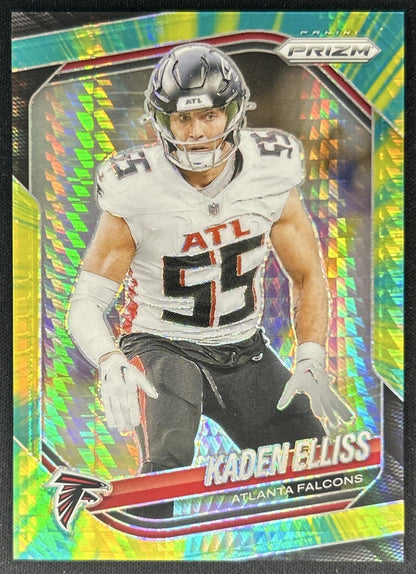 Kaden Elliss 2025 Panini Prizm Hyper /200 Falcons Front