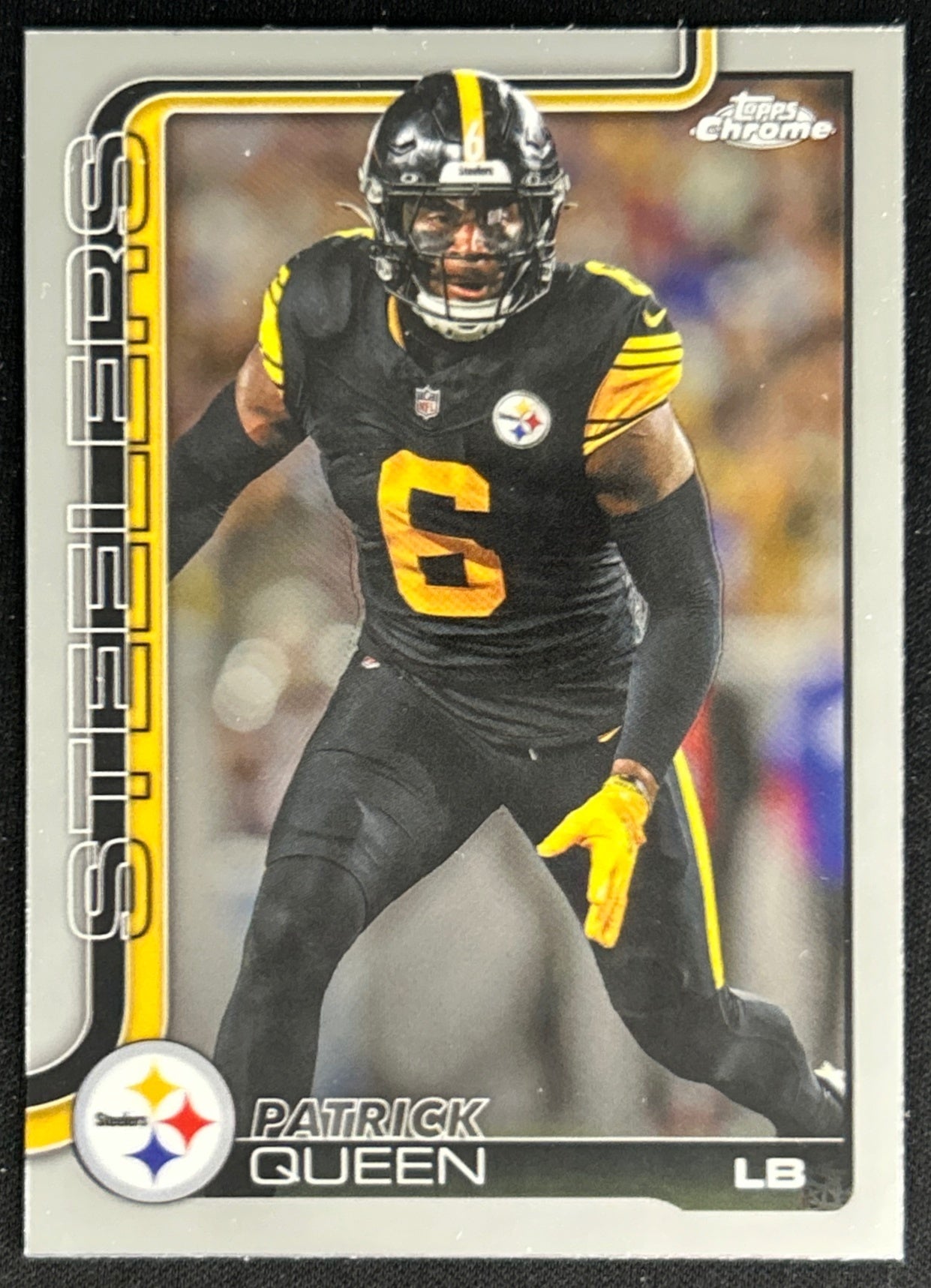 Patrick Queen 2025 Topps Chrome Steelers Sports Trading Cards