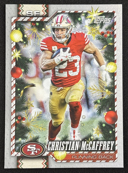 Christian McCaffrey 2026 Topps Holiday Glitter 49ers | San Francisco 49ers