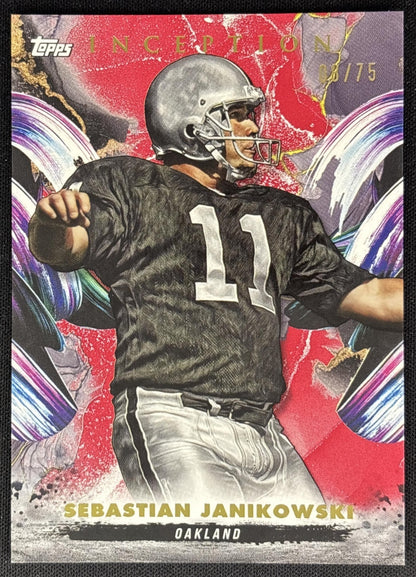 Sebastian Janikowski 2024 Topps Inception Red /75 Raiders front