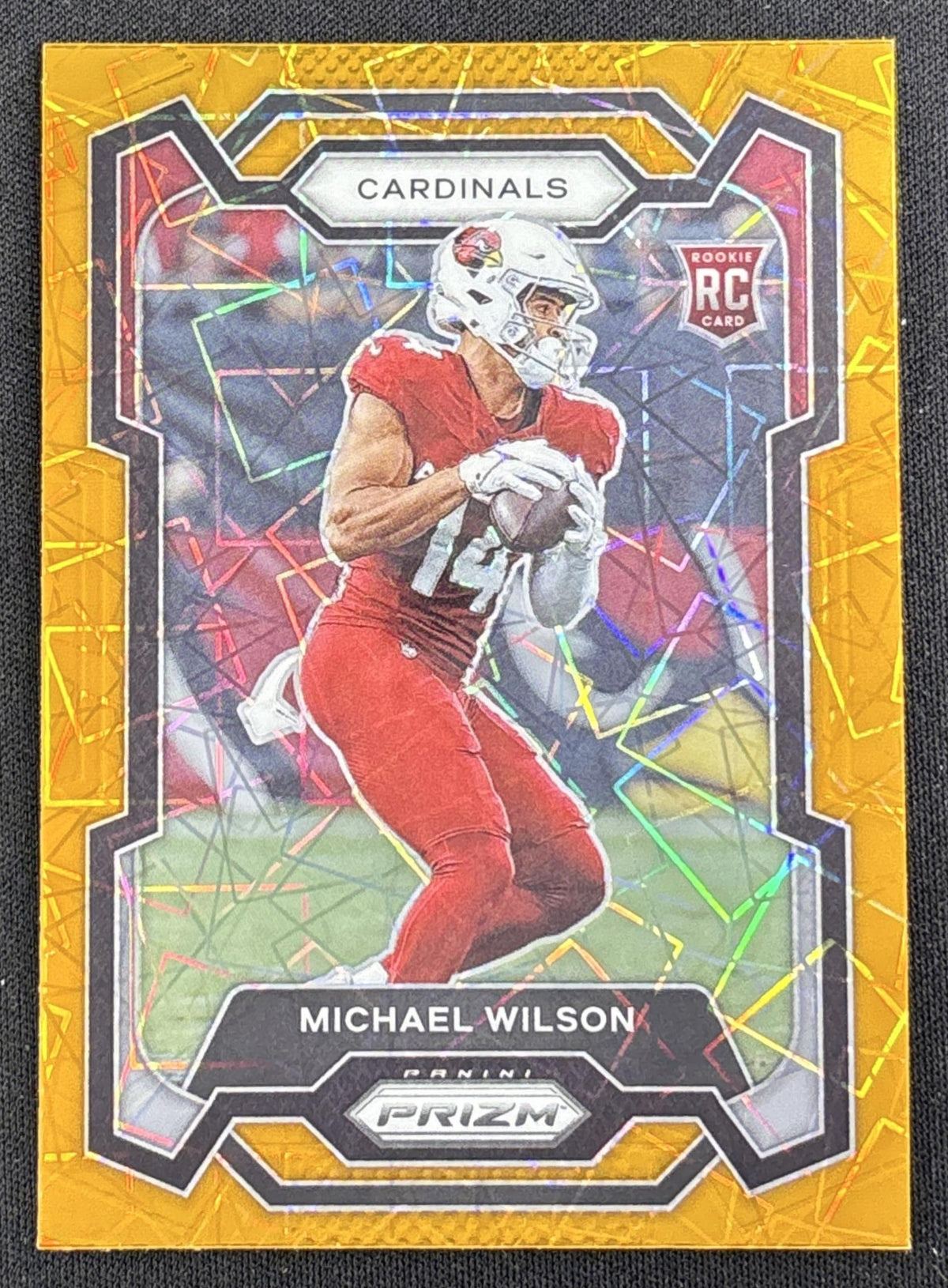 Michael Wilson 2023 Panini Prizm Lazer Cardinals
