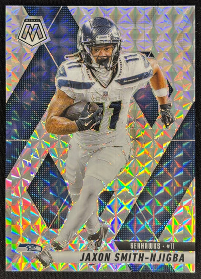 Jaxon Smith-Njigba 2025 Mosaic Silver Prizm Seahawks Sports Trading Cards