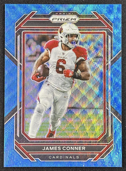 James Conner 2022 Panini Prizm Blue Wave /199 Cardinals