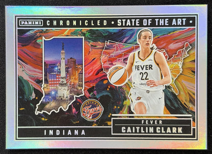Caitlin Clark 2025 Panini Chronicled State of the Art Holo Fever 83
