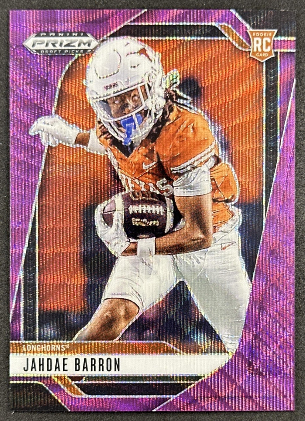 Jahdae Barron 2025 Panini Prizm Draft Picks Purple Wave Longhorns Broncos