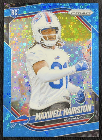 Maxwell Hairston 2025 Panini Prizm No Huddle Blue /125 Bills