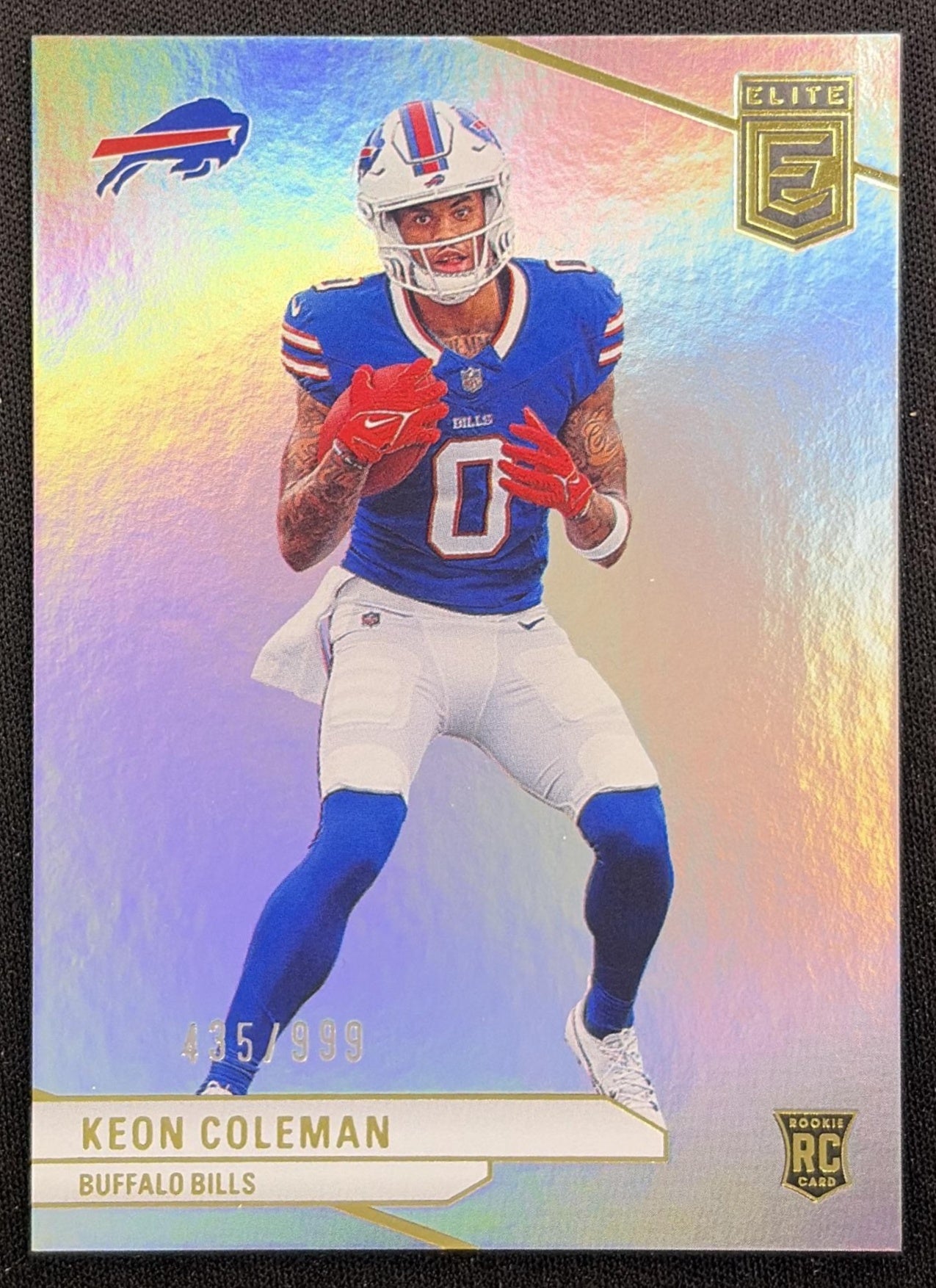 Keon Coleman 2024 Panini Donruss Elite /999 Bills