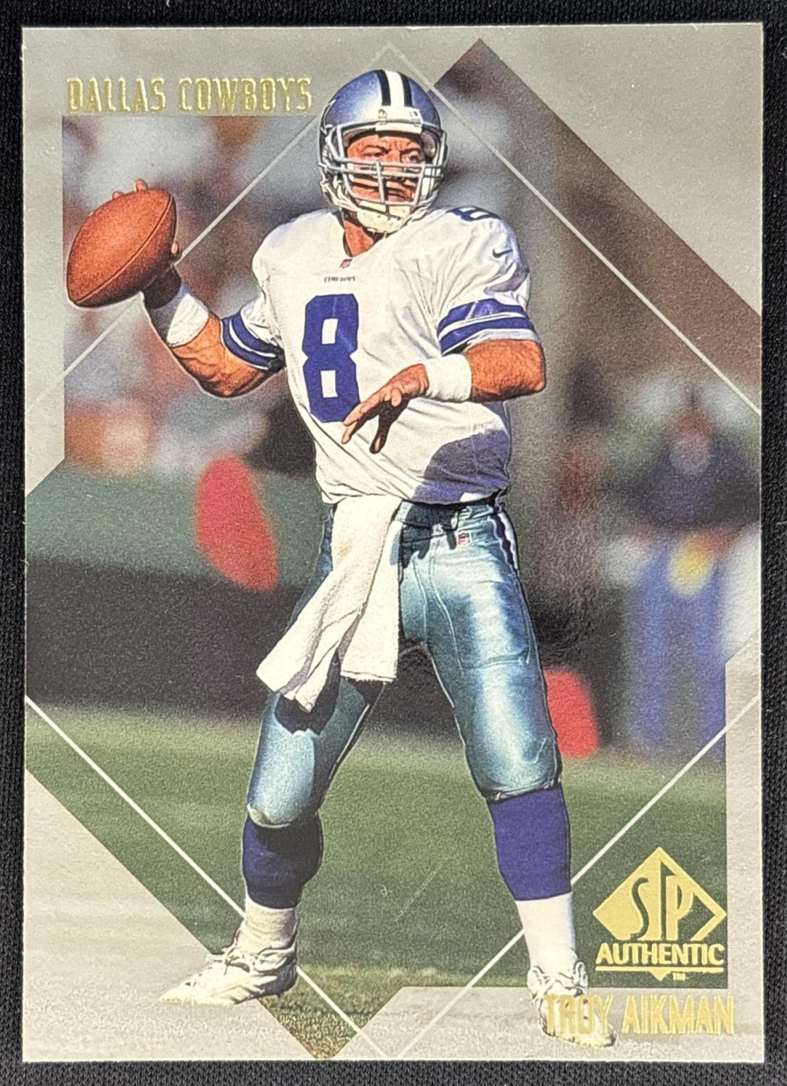 Troy Aikman 1997 SP Authentic Cowboys Sports Trading Cards