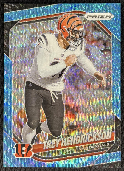 Trey Hendrickson 2025 Panini Prizm Blue Wave /230 Bengals Sports Trading Cards