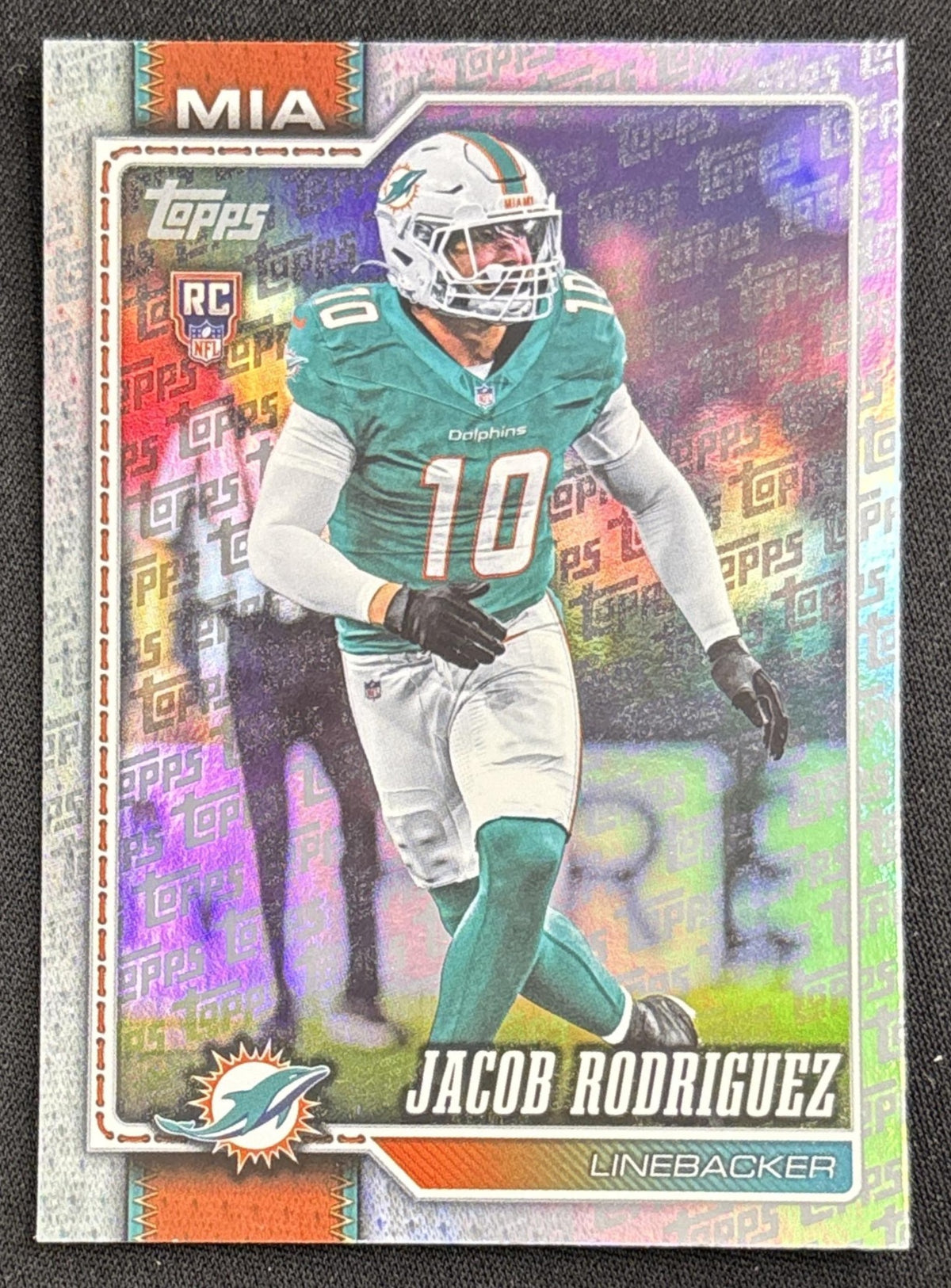 Jacob Rodriguez 2026 Topps Fanatics Foil Dolphins