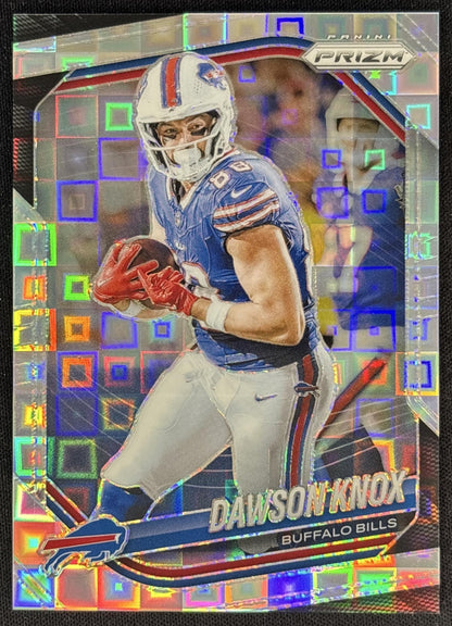 Dawson Knox 2025 Panini Prizm Silver Bills front