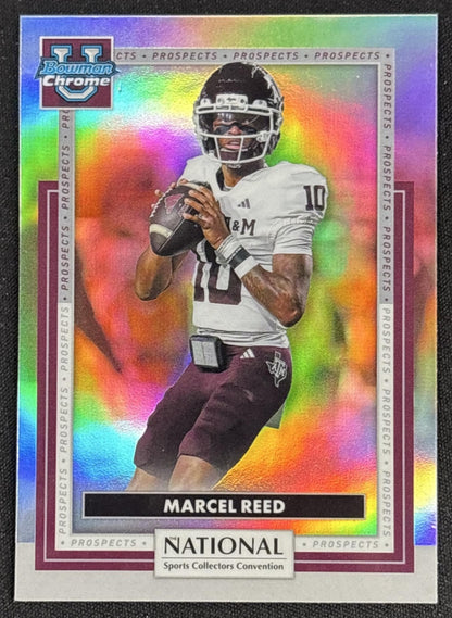 Marcel Reed 2026 Topps NSCC Collection Bowman U Chrome Default Title Sports Trading Cards