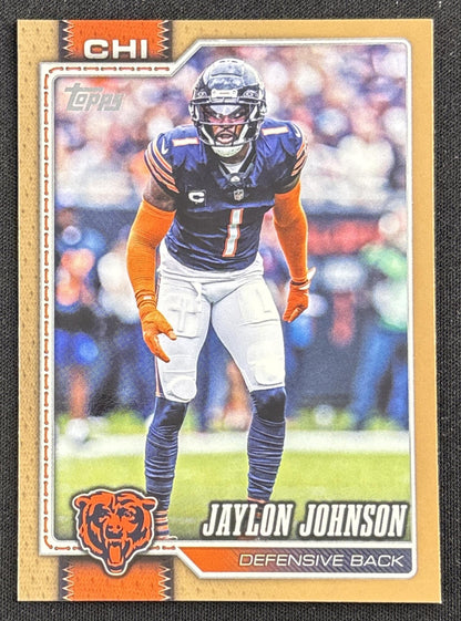 Jaylon Johnson 2026 Topps Gold /2026 Bears