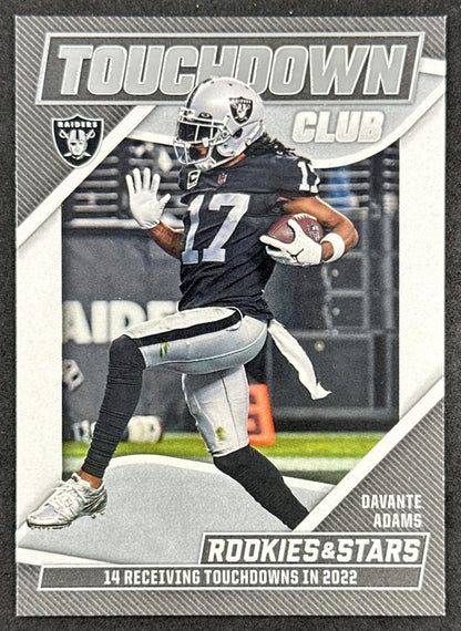 Davante Adams 2023 Panini Rookies & Stars Touchdown Club Raiders Front
