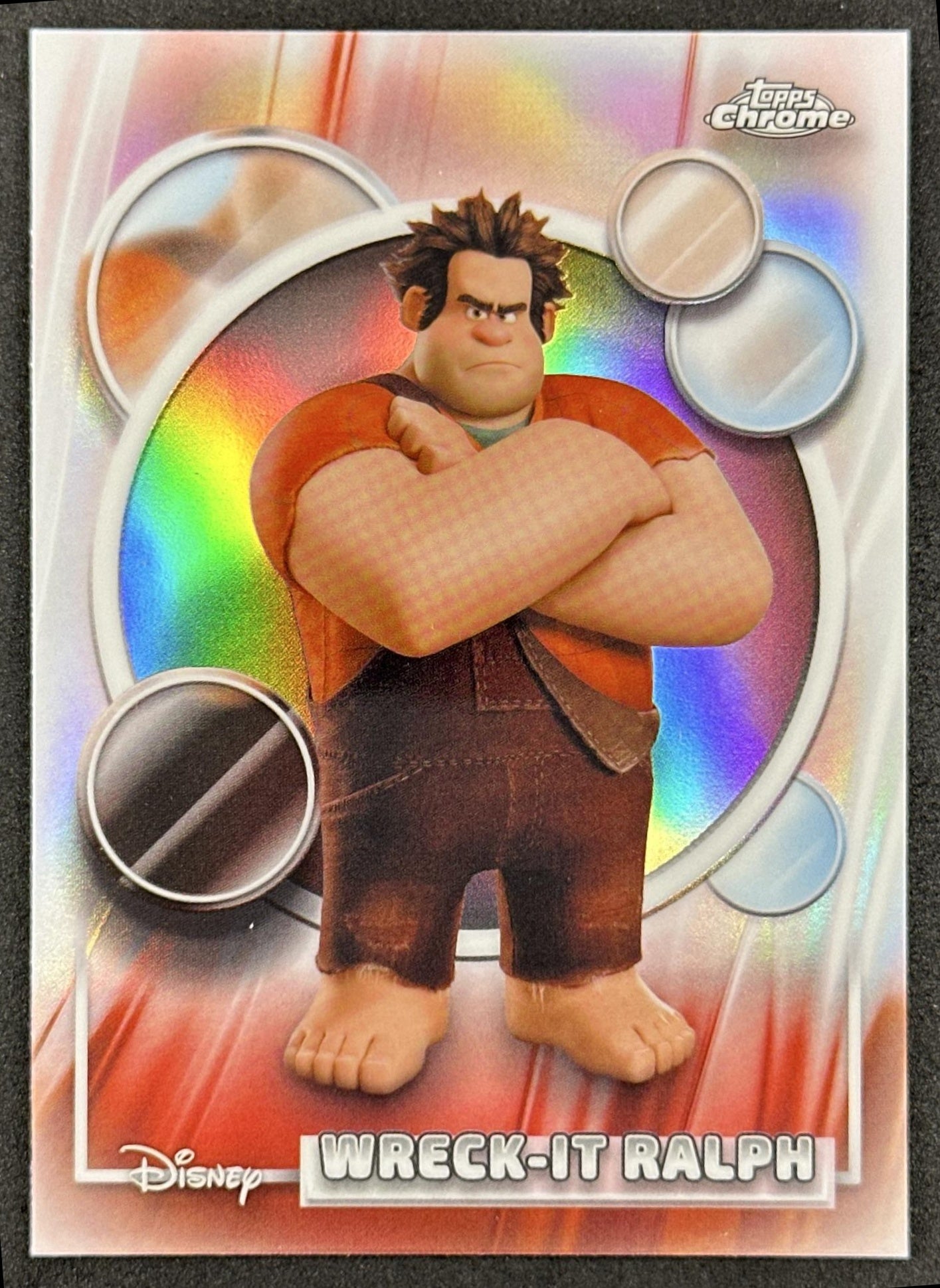 Wreck-It Ralph 2026 Topps Chrome Disney Refractor Front