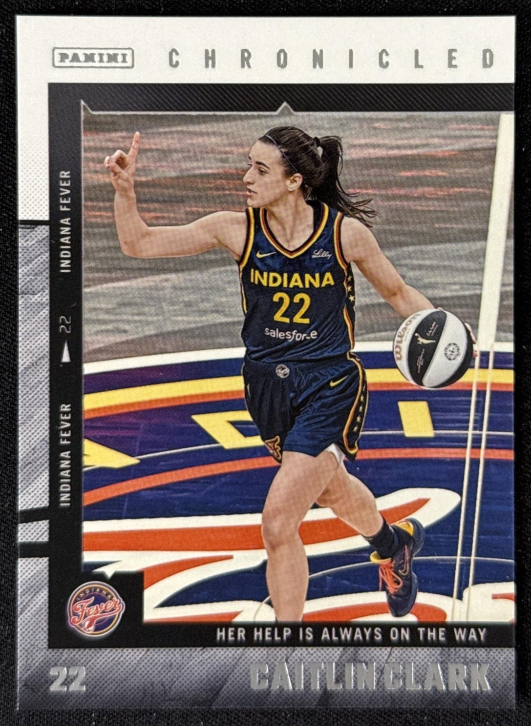 Caitlin Clark 2025 Panini Chronicled WNBA Fever 46 Sports Trading Card