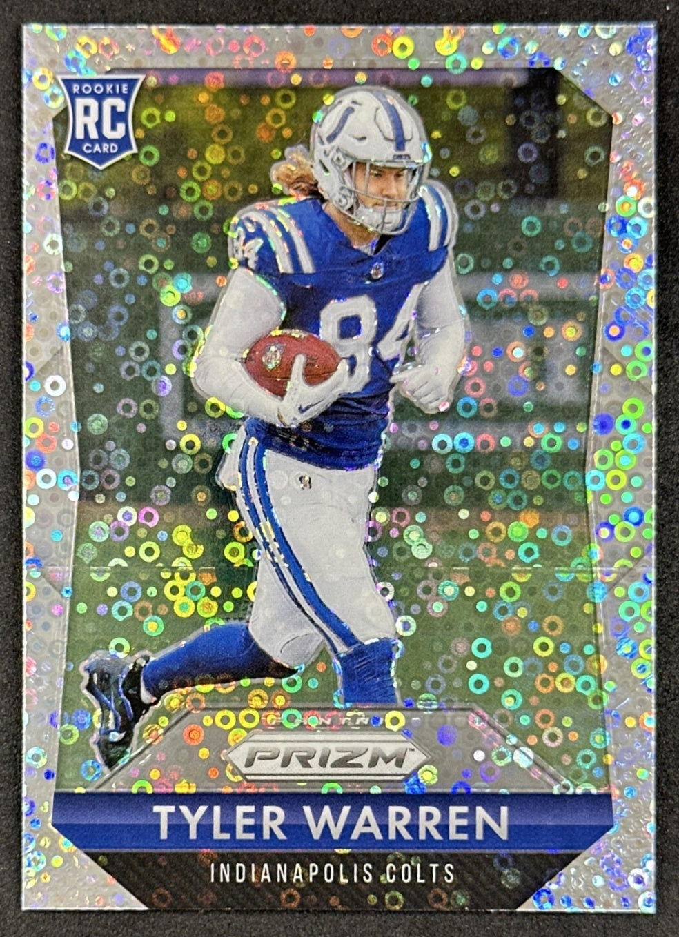 Tyler Warren 2025 Panini Prizm Rookie Flashback No Huddle Colts Sports Trading Cards