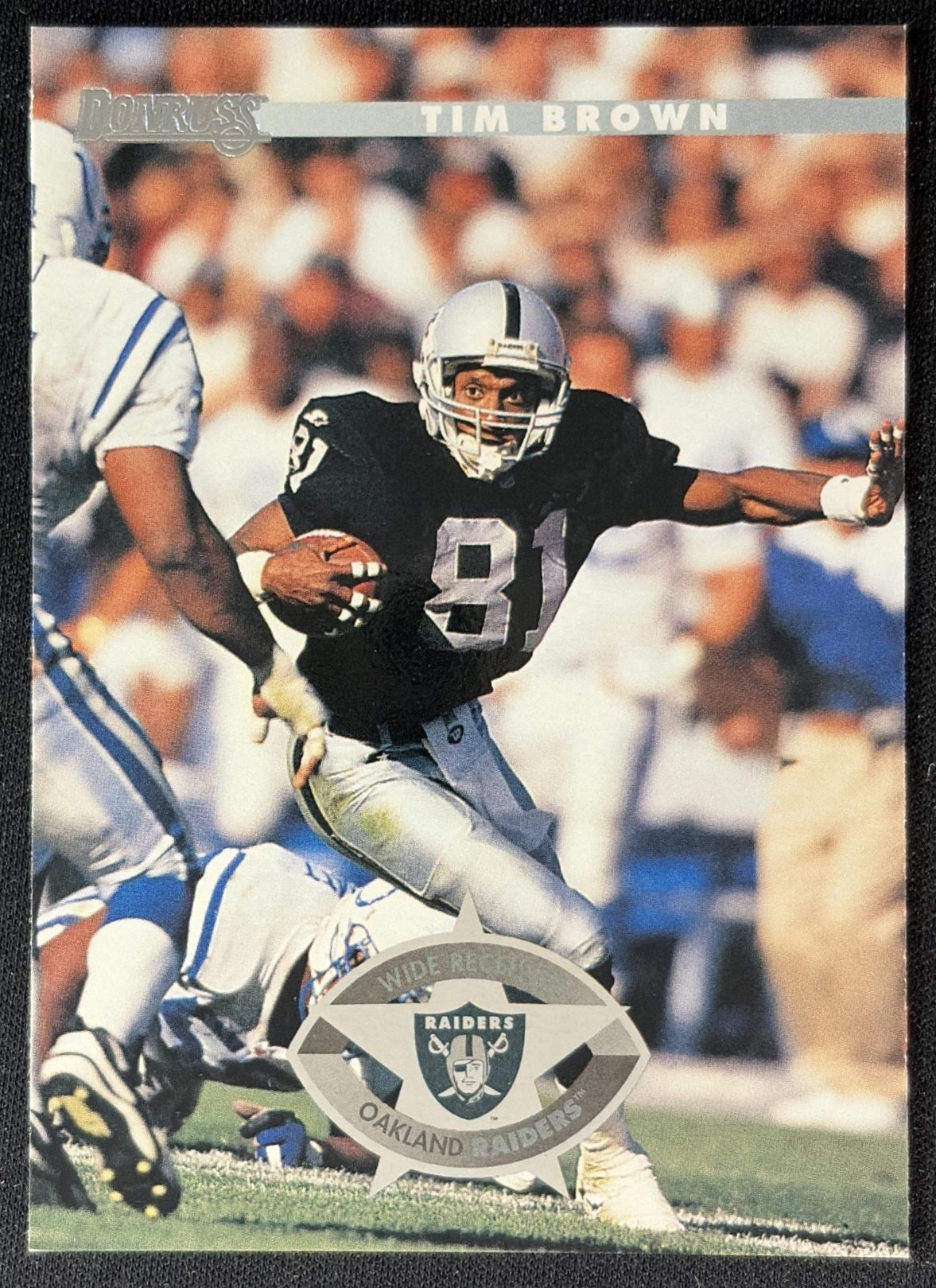 Tim Brown 1996 Donruss Raiders Front