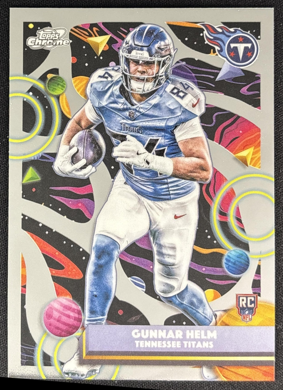 Gunnar Helm 2025 Topps Cosmic Chrome Titans front