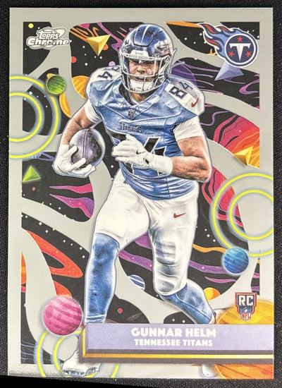 Gunnar Helm 2025 Topps Cosmic Chrome Titans Football
