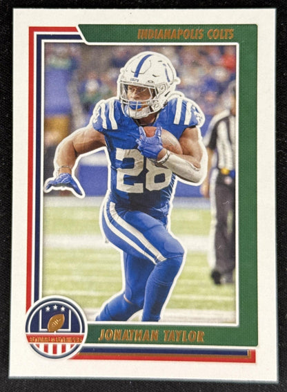 Jonathan Taylor 2021 Panini Chronicles Stars and Stripes Colts Default Title Sports Trading Card