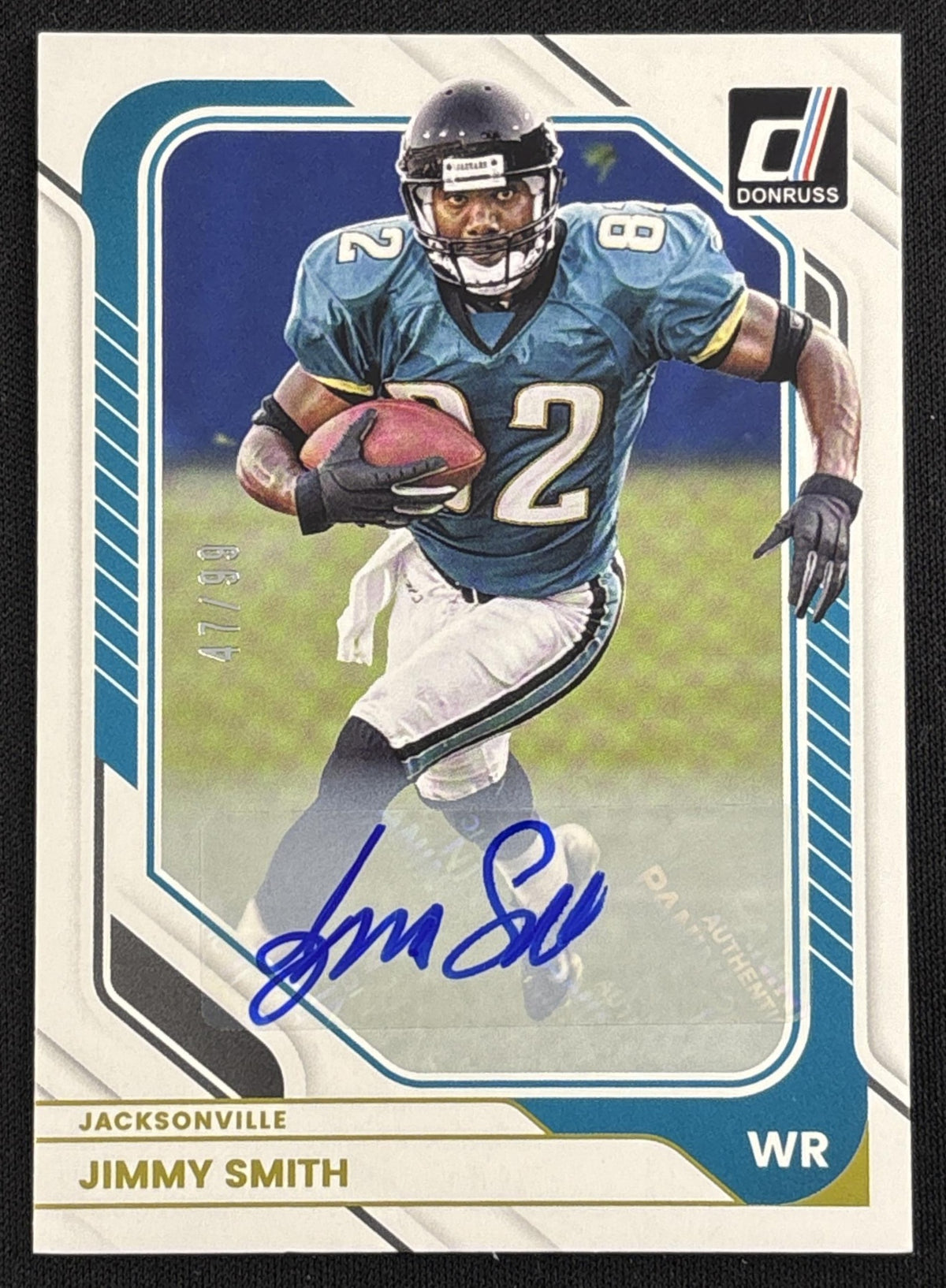 Jimmy Smith 2026 Panini Donruss Auto /99 Jaguars sports trading card front