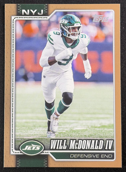 Will McDonald IV 2026 Topps Gold /2026 Jets