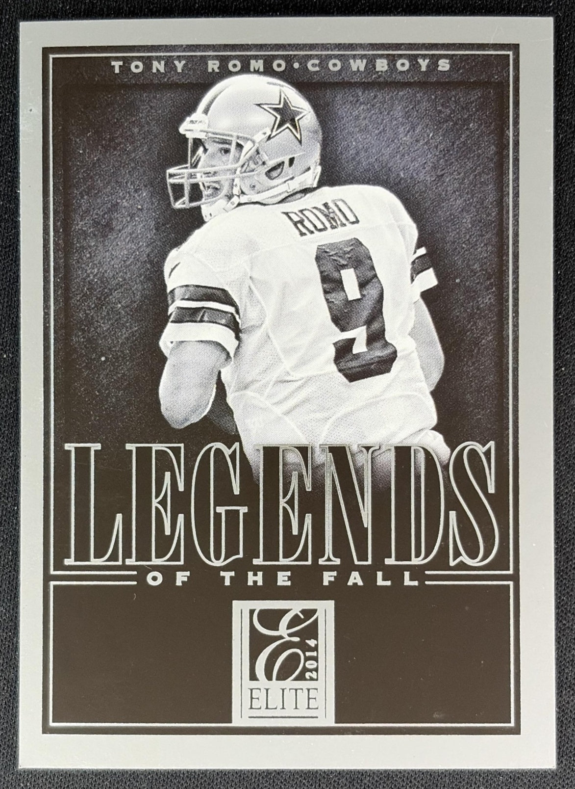 Tony Romo 2014 Panini Elite Legends of the Fall Silver Cowboys - Front