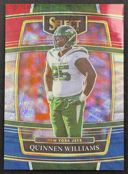 Quinnen Williams 2021 Panini Select Tri Color Prizm /249 Jets New York Jets