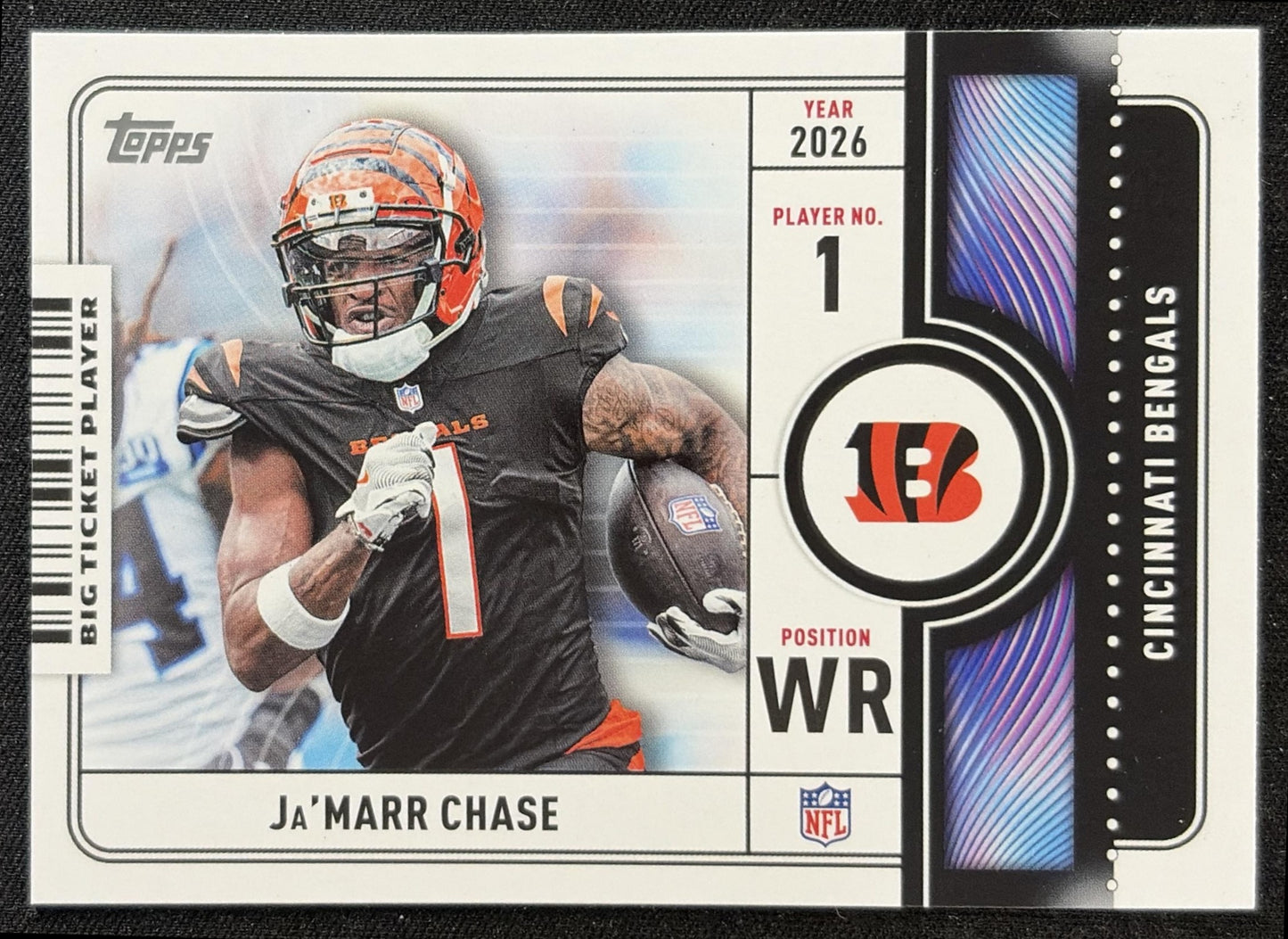 Ja'Marr Chase 2026 Topps Big Ticket Players Bengals front