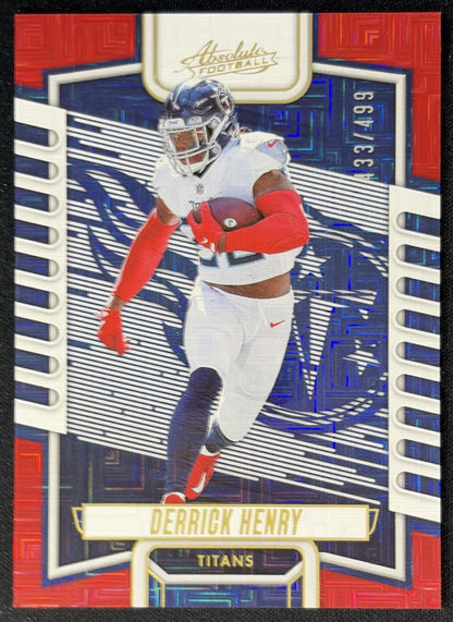 Derrick Henry 2023 Panini Absolute Red Squares /499 Titans