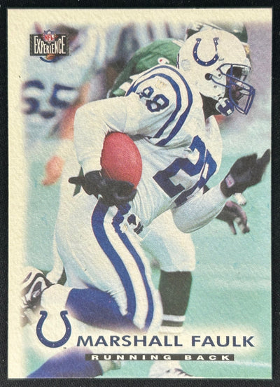 Marshall Faulk 1996 Experience Colts Sports Trading Cards