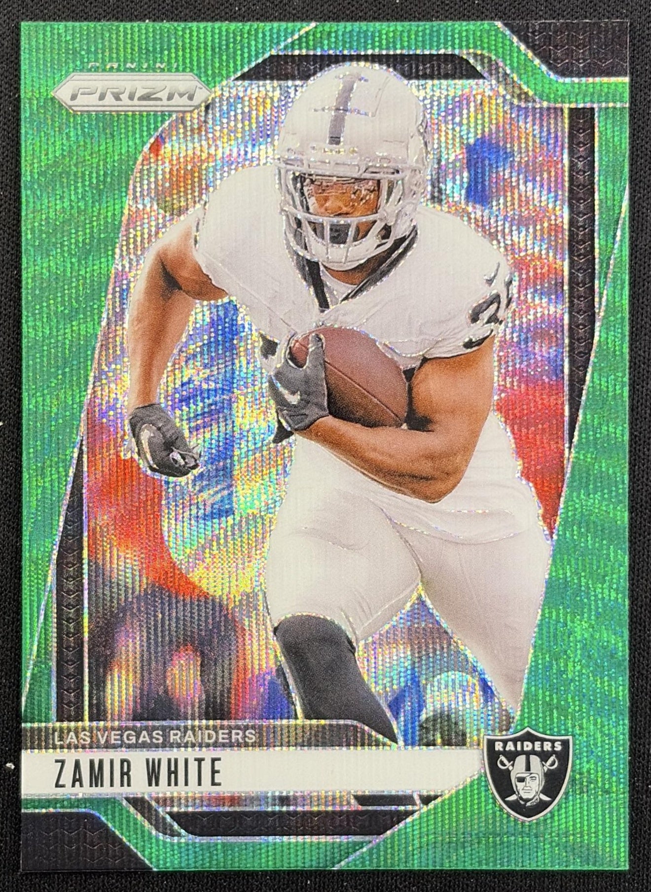 Zamir White 2024 Panini Prizm Green Wave Raiders