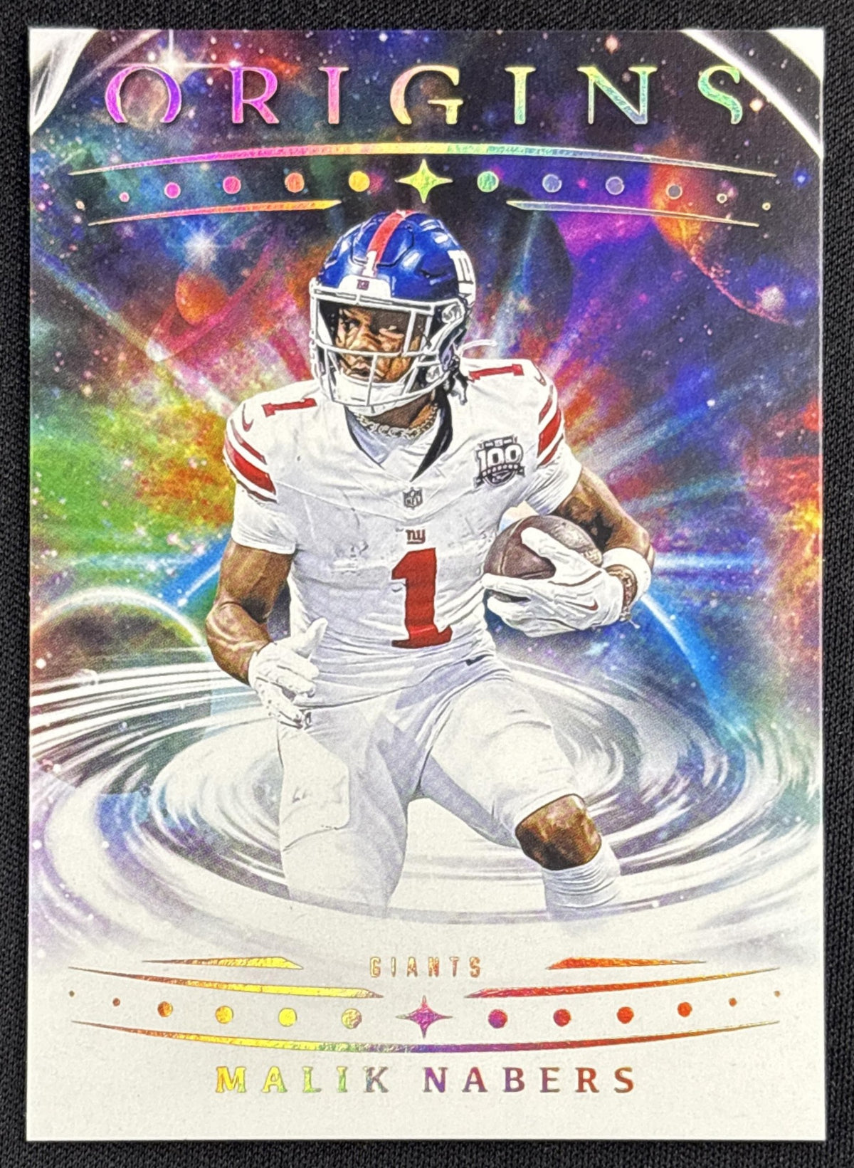 Malik Nabers 2025 Panini Origins Giants