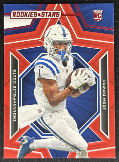 Josh Downs 2023 Panini Rookies & Stars Red Colts Indianapolis Colts Sports Trading Card