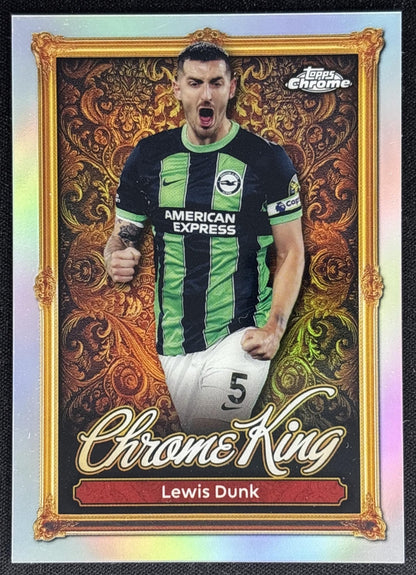 Lewis Dunk 2025 Topps Premier League Chrome King Brighton & Hove