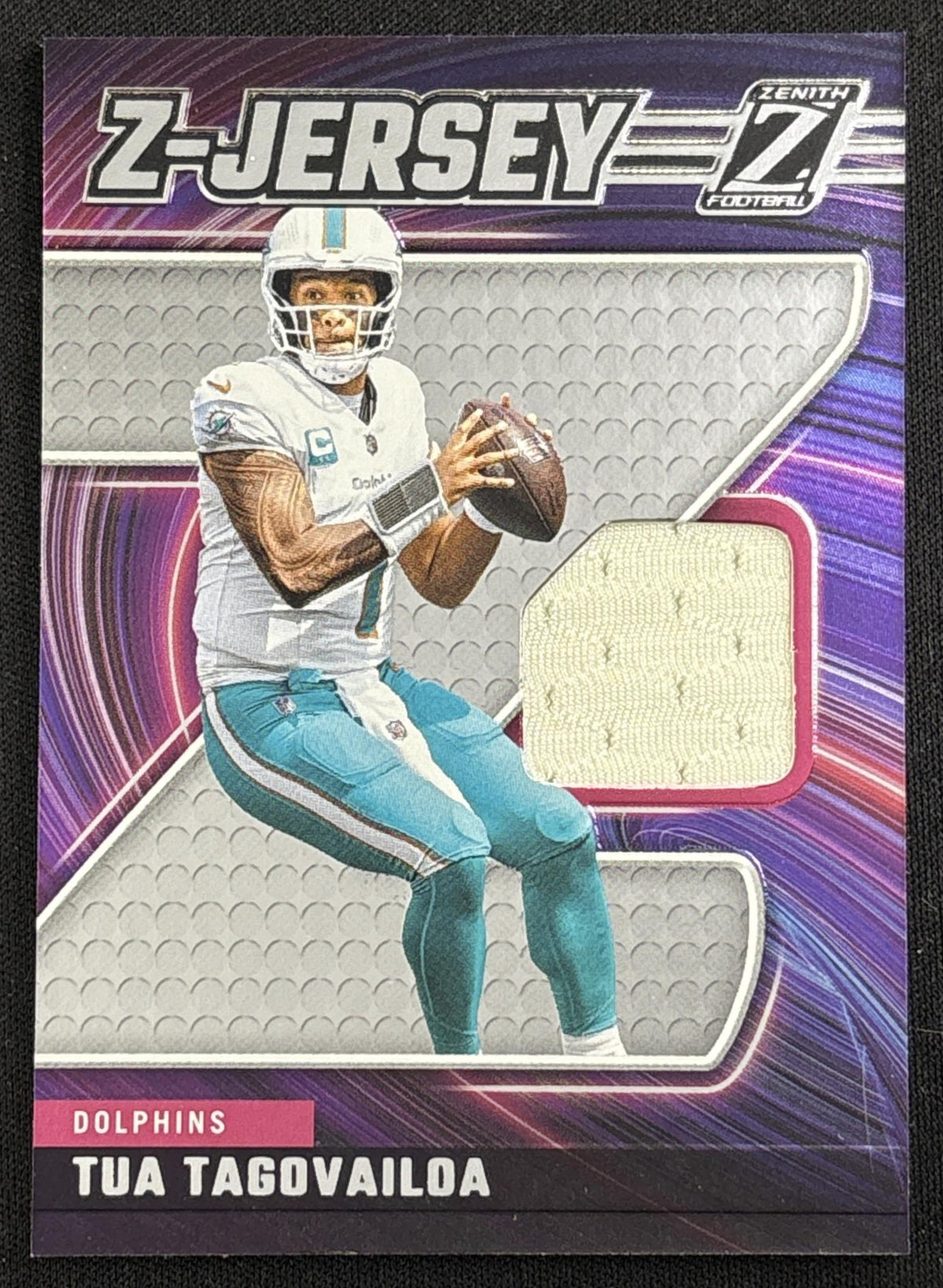 Tua Tagovailoa 2024 Panini Zenith Z-Jersey Dolphins Sports Trading Card
