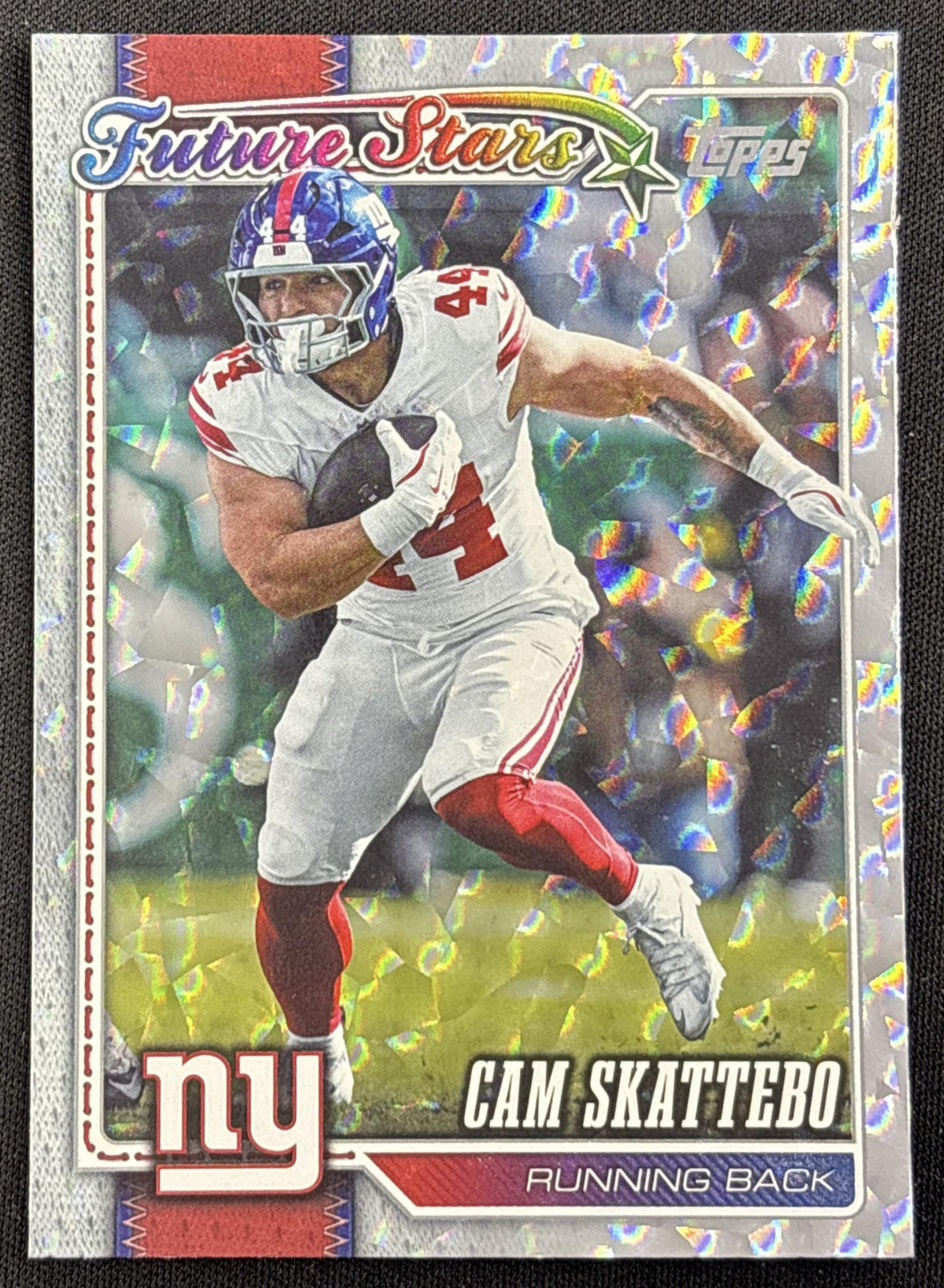 Cam Skattebo 2026 Topps Crackle Giants