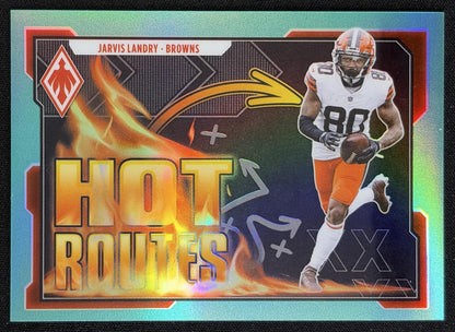 Jarvis Landry 2021 Panini Phoenix Hot Routes Teal /149 Browns Sports Trading Card