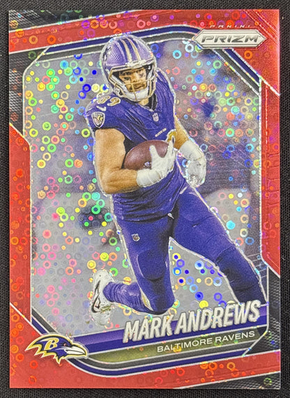 Mark Andrews 2025 Panini Prizm No Huddle Red /99 Ravens