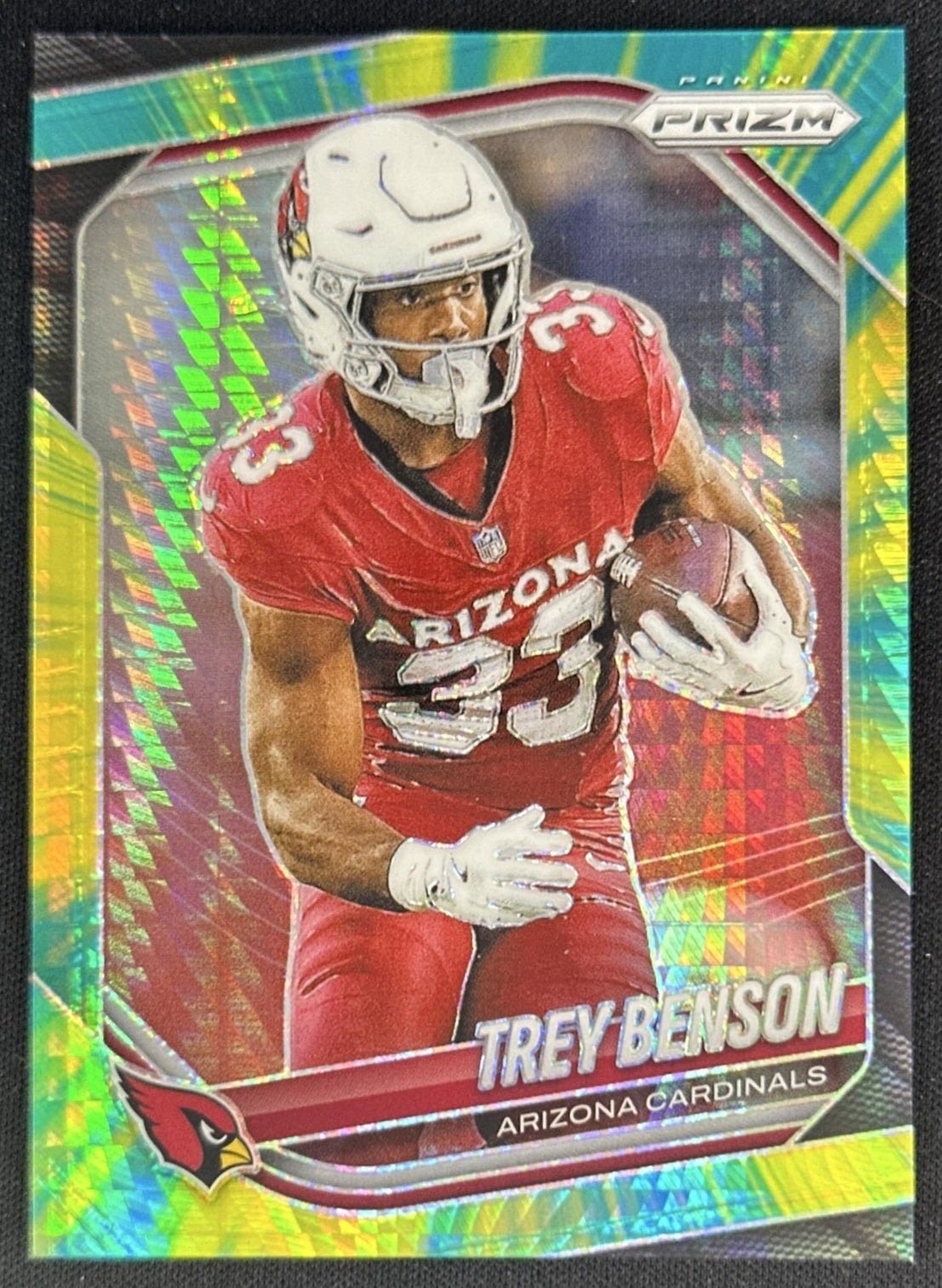Trey Benson 2025 Panini Prizm Hyper /200 Cardinals Default Title Sports Trading Cards