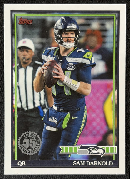 Sam Darnold 2026 Topps 1991 Seahawks front