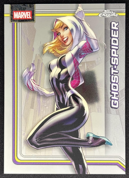 Ghost-Spider 2026 Topps Chrome Marvel Comics front