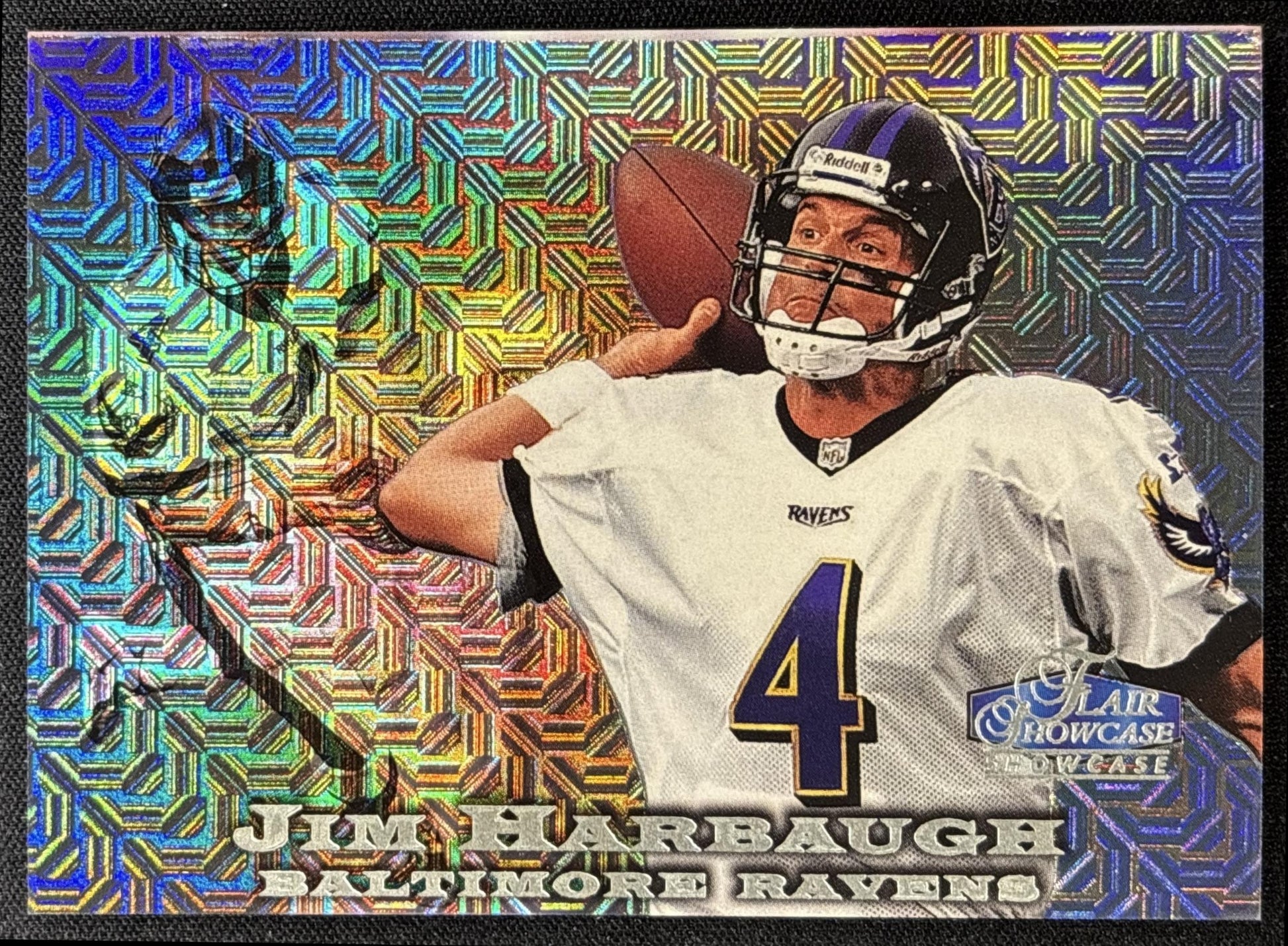 Jim Harbaugh 1998 Fleer Flair Showcase Row 0 Showcase/1000 Ravens
