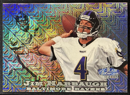 Jim Harbaugh 1998 Fleer Flair Showcase Row 0 Showcase/1000 Ravens