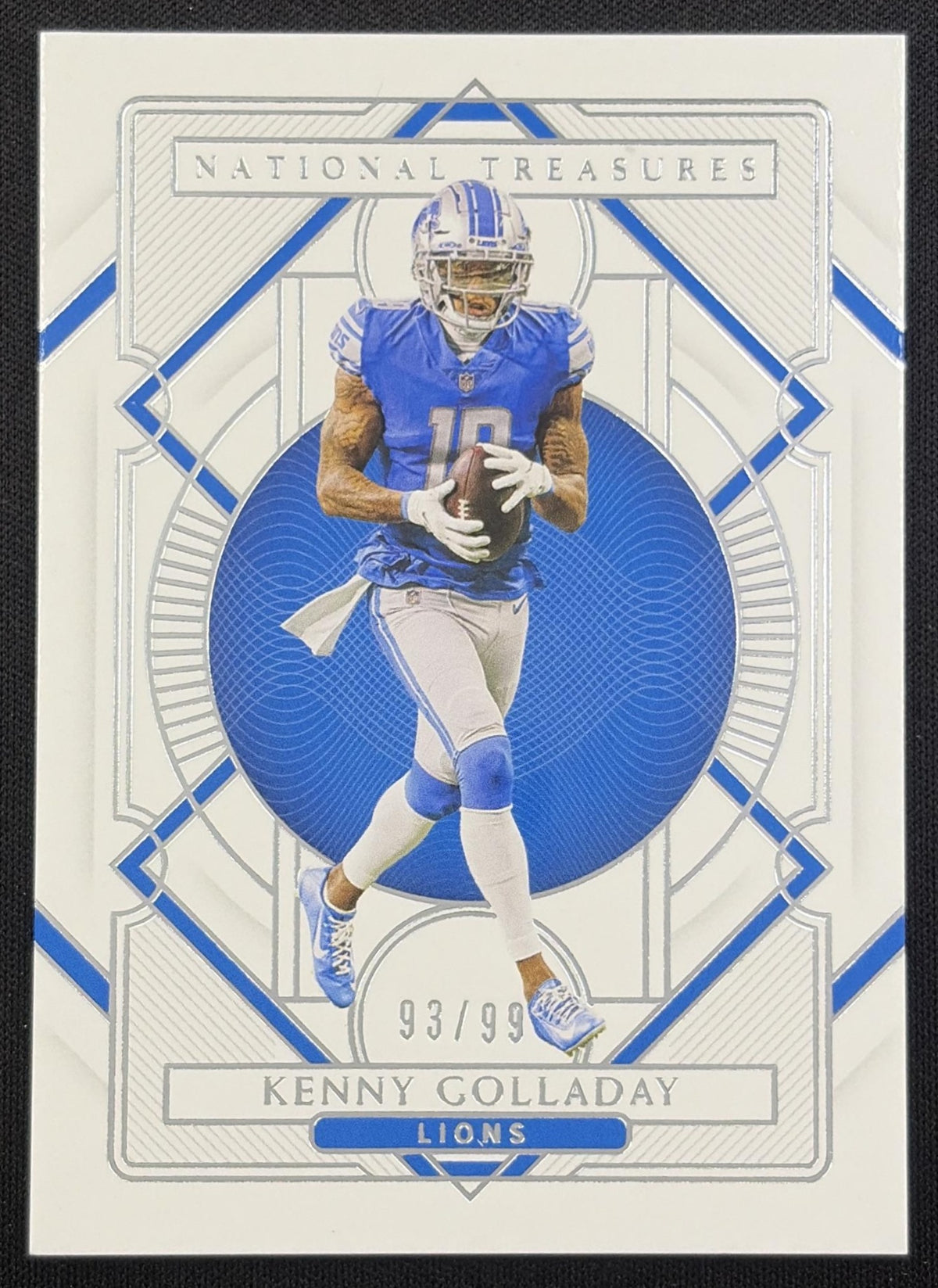 Kenny Golladay 2020 Panini National Treasures /99 Lions