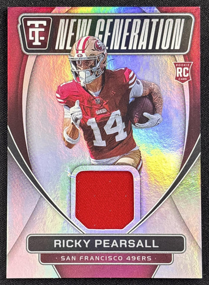 Ricky Pearsall 2024 Panini Totally Certified New Generation Jerseys 49ers