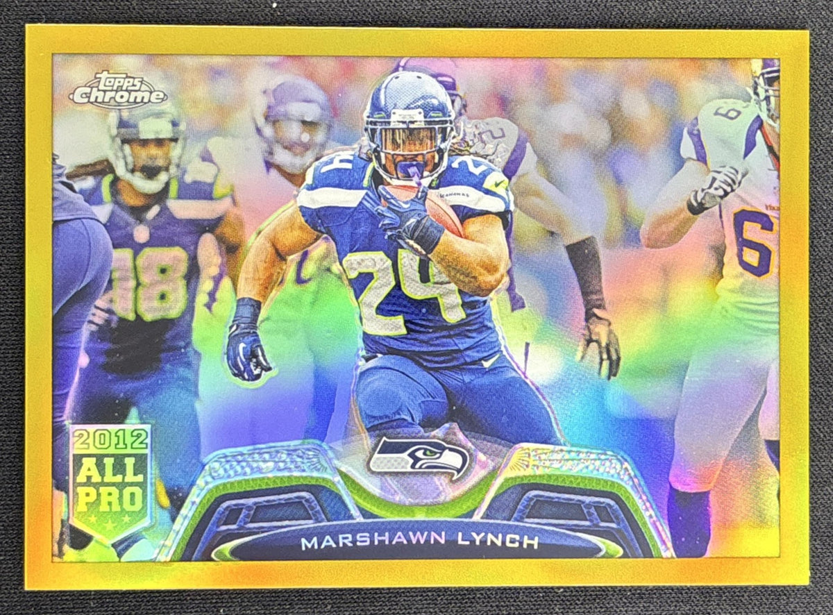 Marshawn Lynch 2013 Topps Chrome Gold Refractor /50 Seahawks